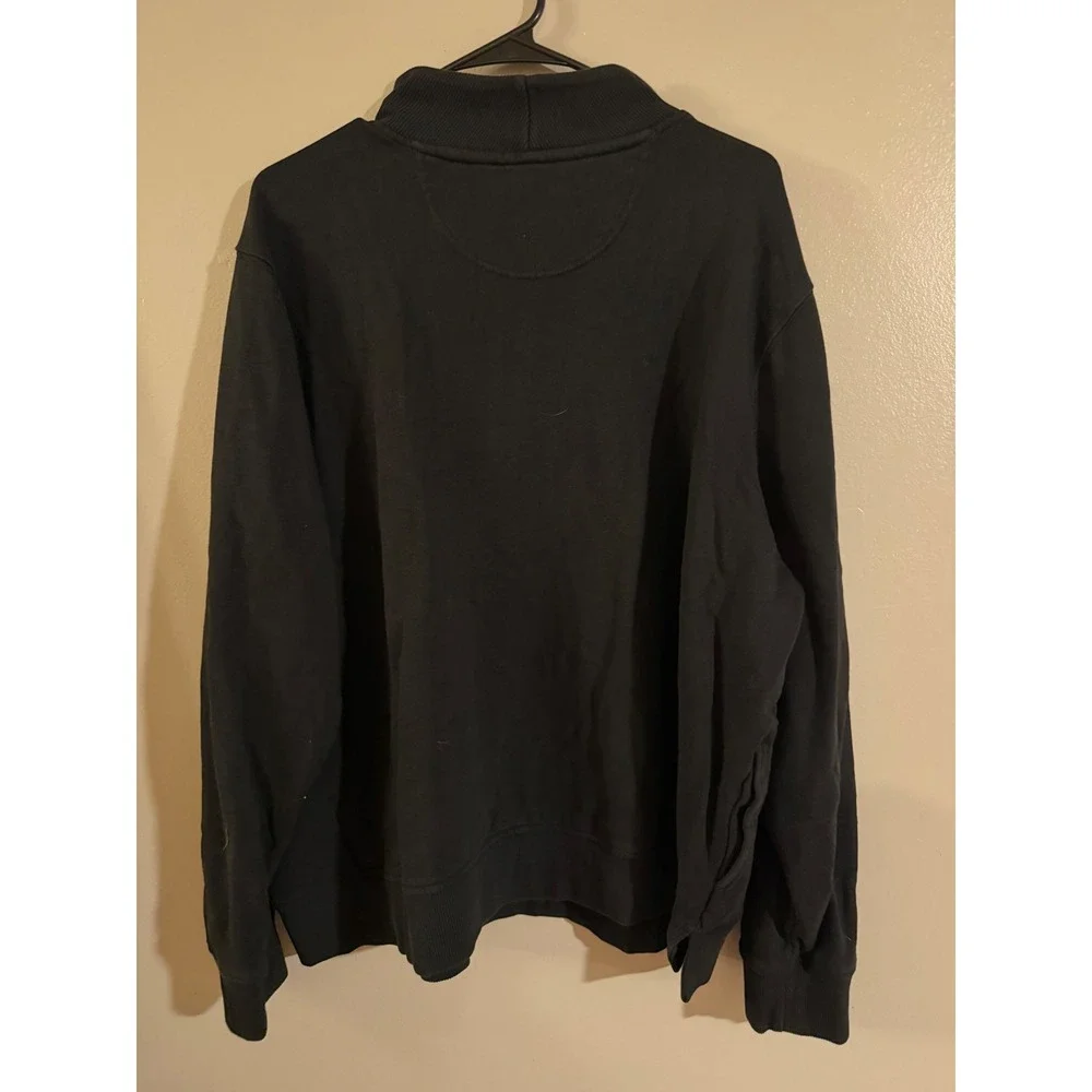 Carhartt Tencel Fiber Series Mens 2X Black Quarter Zip Sweatshirt Relaxed Fit